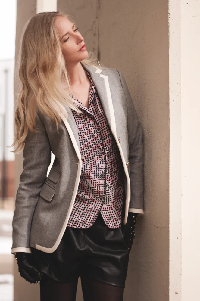 J Crew Tipped Hacking Jacket FORAGE FASHION
